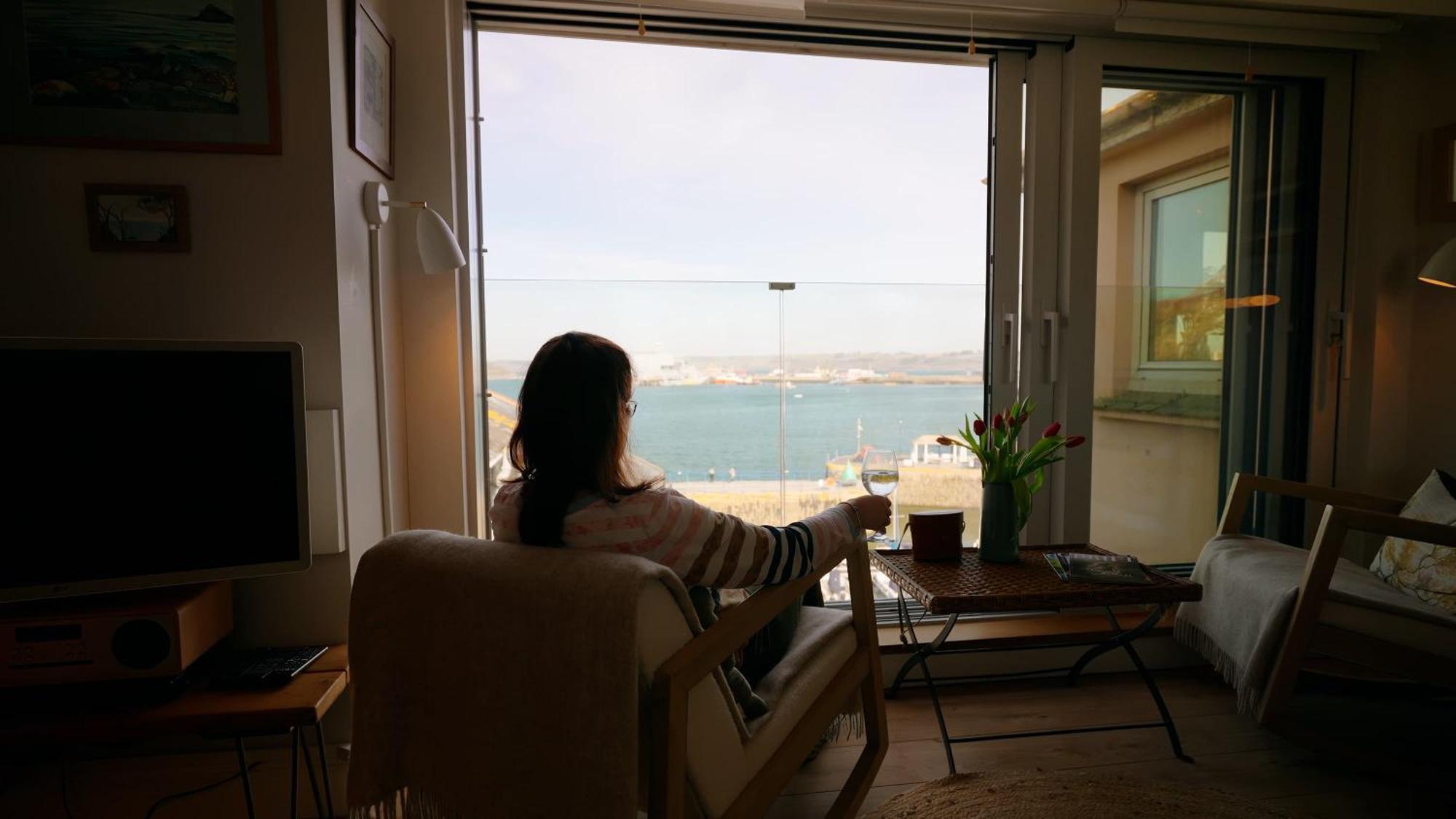 Breathtaking Harbourside Views With Parking At 'Harbour Strand' Falmouth Exterior foto